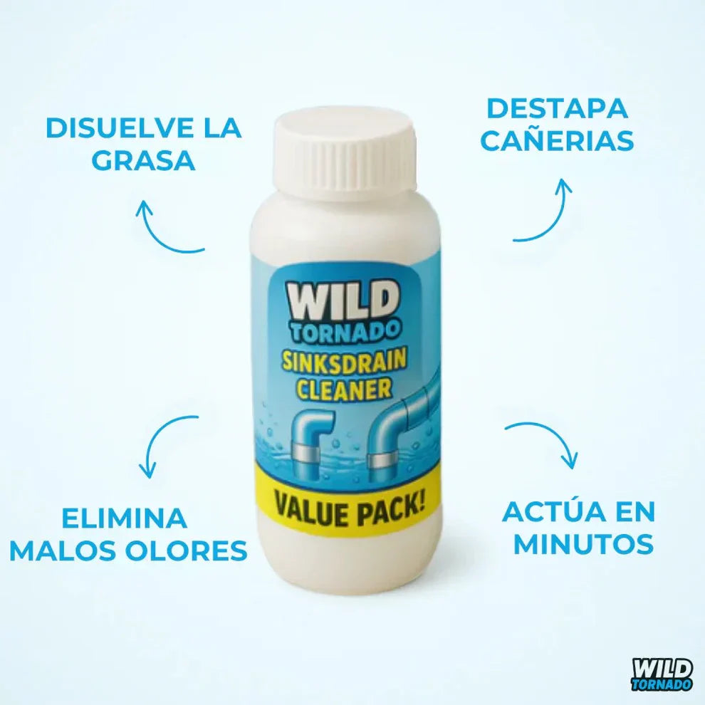 Destapa Cañerías Express 3x1 (110gr c/u) + Envío Gratis