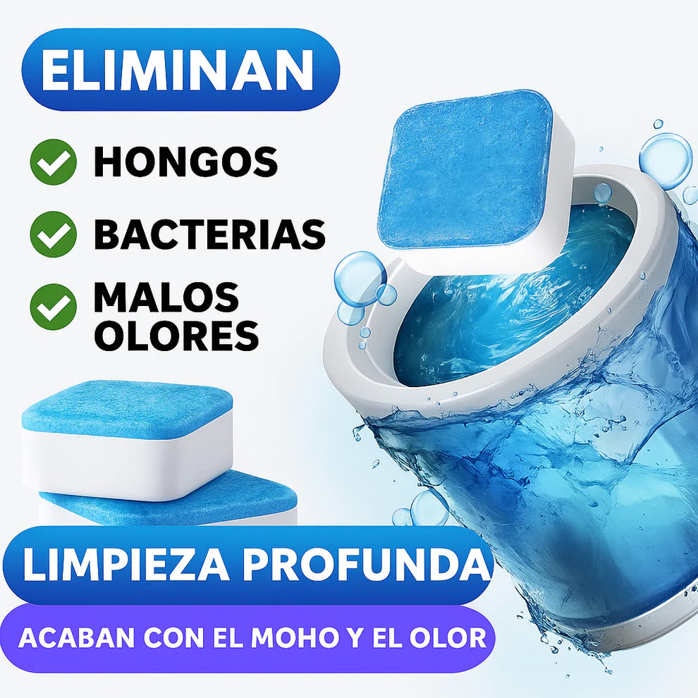 🔥 Pastillas limpiadoras  60 CAPSULAS – Higiene profunda – Lavadora fresca en 1 uso