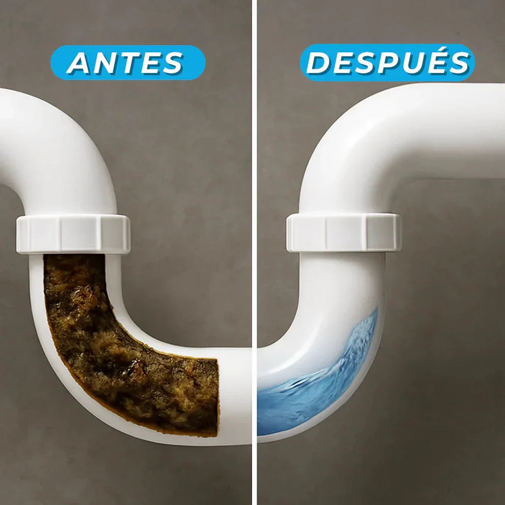 Destapa Cañerías Express 3x1 (110gr c/u) + Envío Gratis