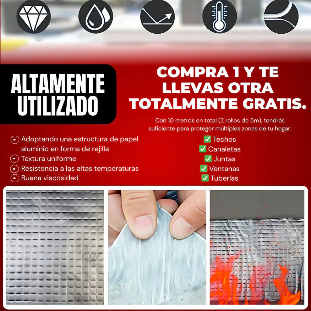 🛠️ Cinta MultiSeal™ 2X1 l PROMOCION l(10MT X 5CM) OR
