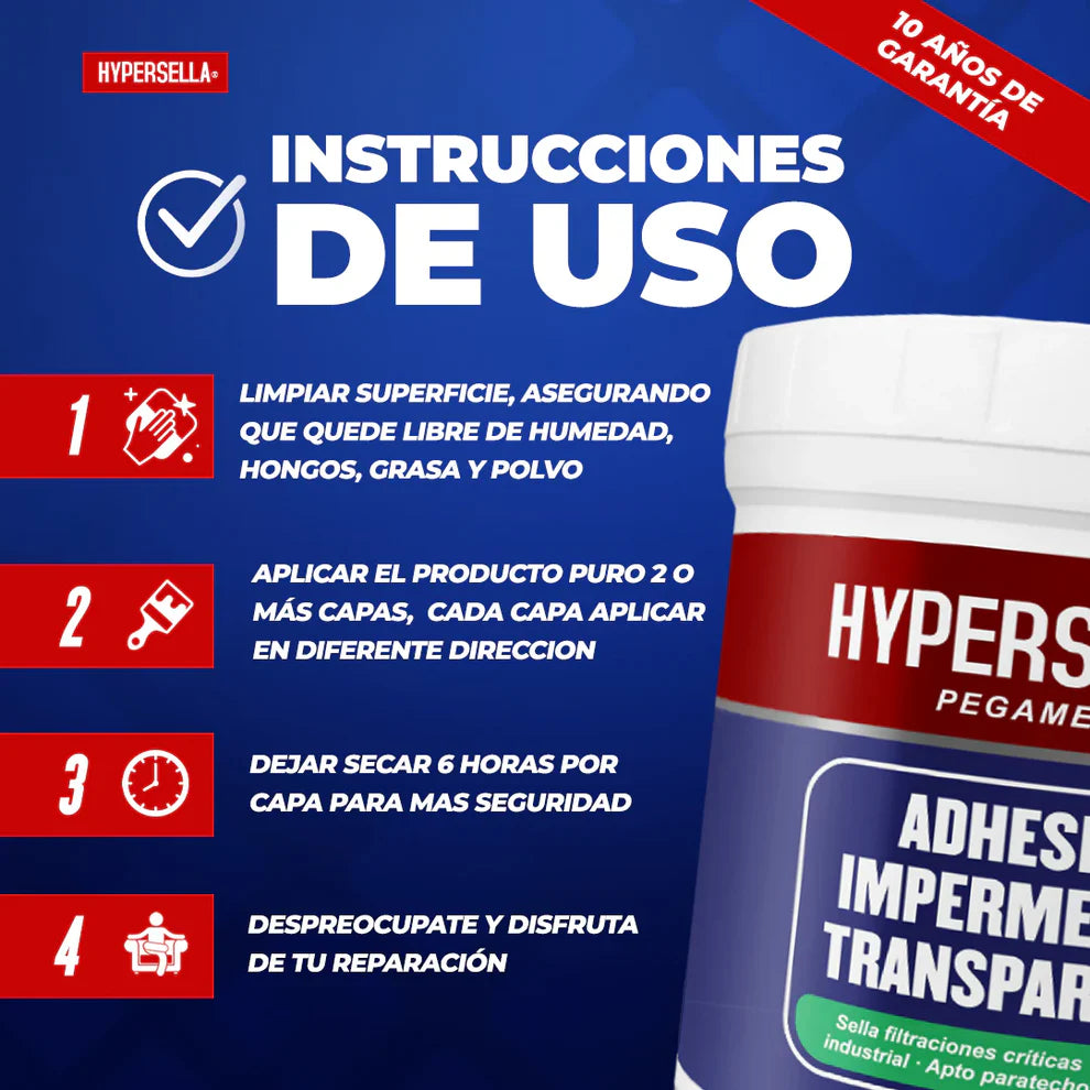 HyperSella™ 3x1 Sellador Impermeable + 3 brocha 300g + envio gratis