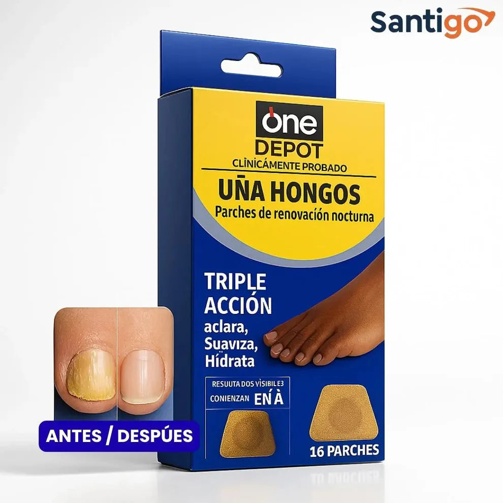 32 Parches AntiHongos | Uñas Visiblemente Más Sanas en Pocos Dias