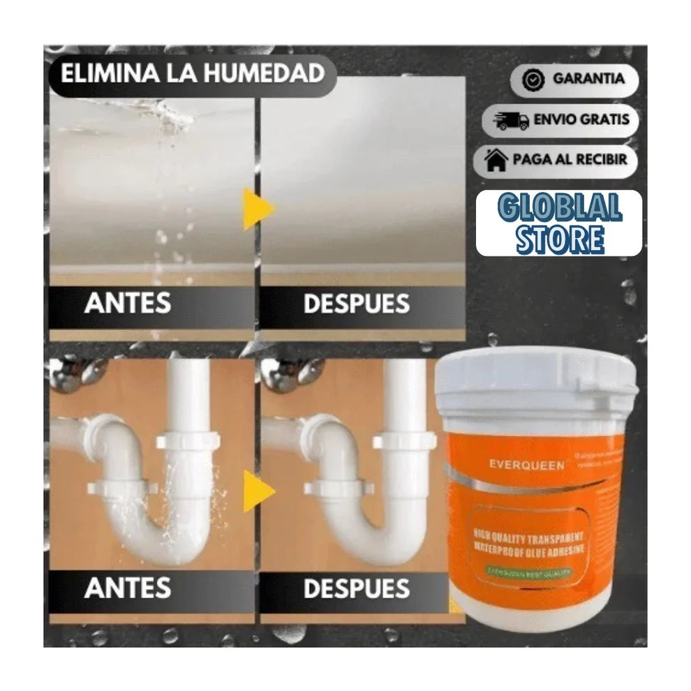 ™ PROMOCION 2X1 SELLADOR IMPERMEABLE TRANSPARENTE 300g + BROCHA