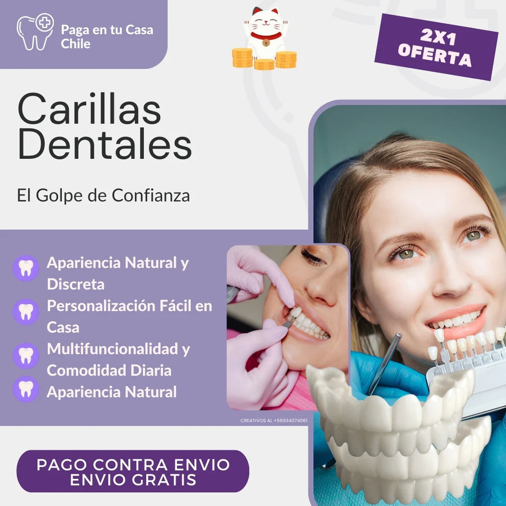 PROMOCION 2X1! Carillas Instantánea Snap-on Smile