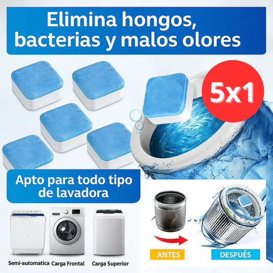 🔥 Pastillas limpiadoras  60 CAPSULAS – Higiene profunda – Lavadora fresca en 1 uso