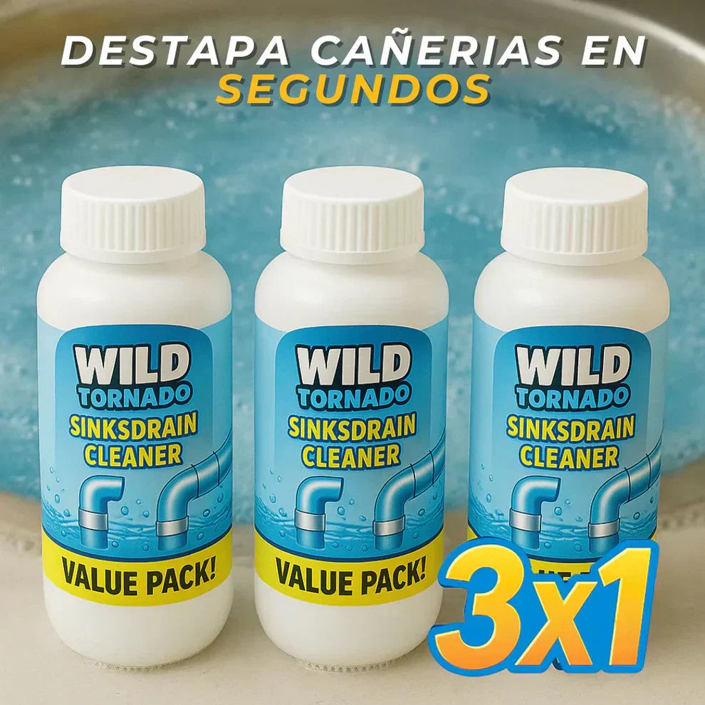 Destapa Cañerías Express 3x1 (110gr c/u) + Envío Gratis✅