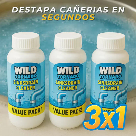 Destapa Cañerías Express 3x1 (110gr c/u) + Envío Gratis