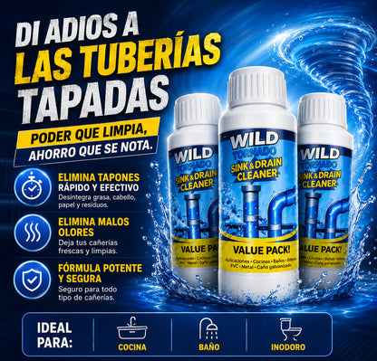 Destapa Cañerías Express 3x1(Original)+ Envío Gratis✅