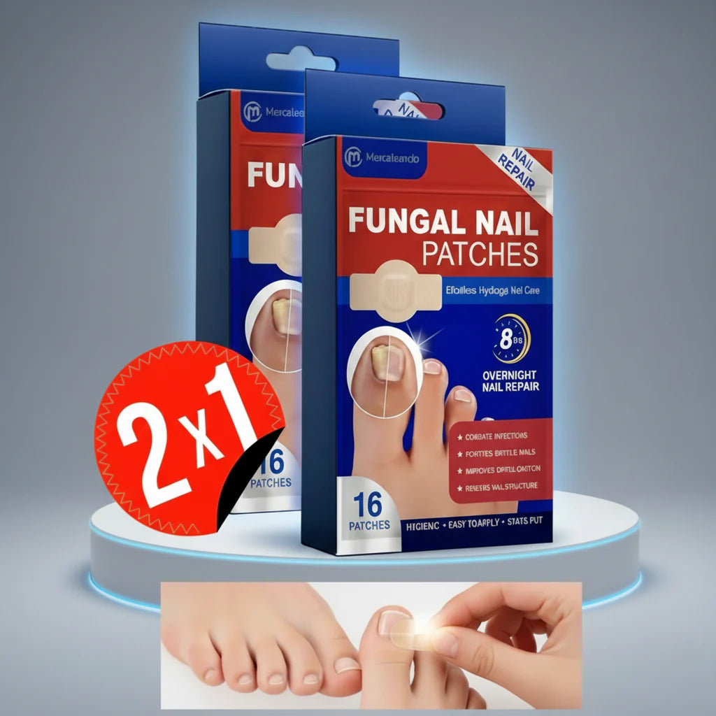 32 Parches AntiHongos | Uñas Visiblemente Más Sanas en Pocos Dias