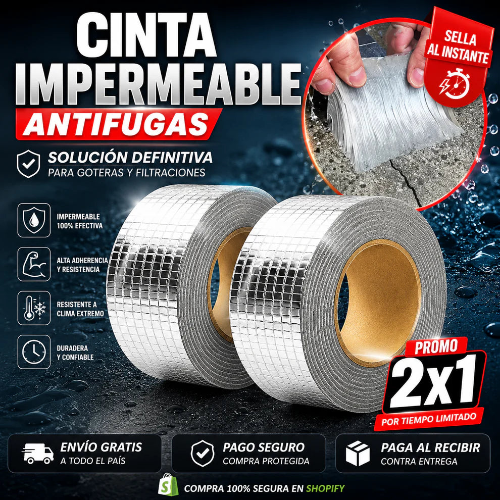 🛠️ Cinta MultiSeal™ 2X1 l PROMOCION l(10MT X 5CM) OR